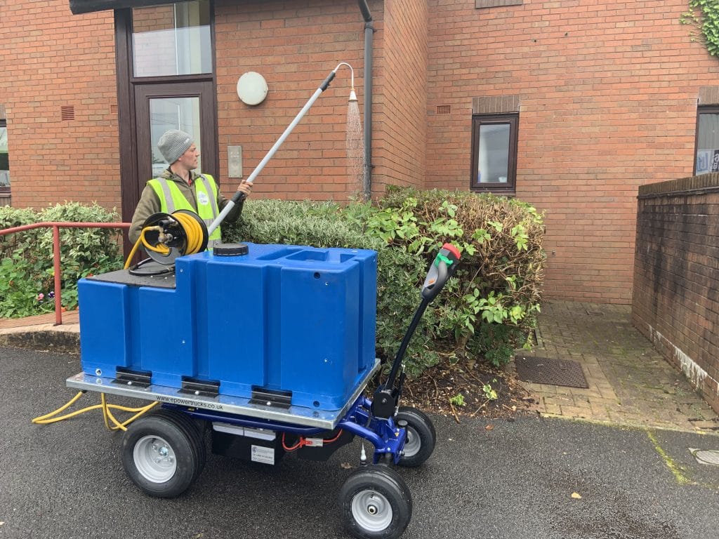 Bridgend County Borough Council Take Delivery Of Electric Vehicle For Watering Flower Beds 2 bowser3