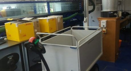Electric Pedestrian Platform Truck