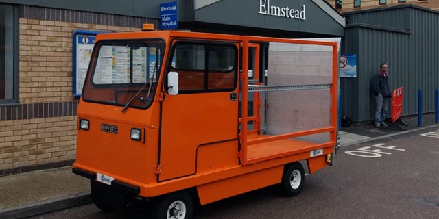 Burden Truck Front Side View