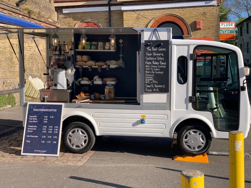 Custom EP Flatbed Converted Into Coffee Cart