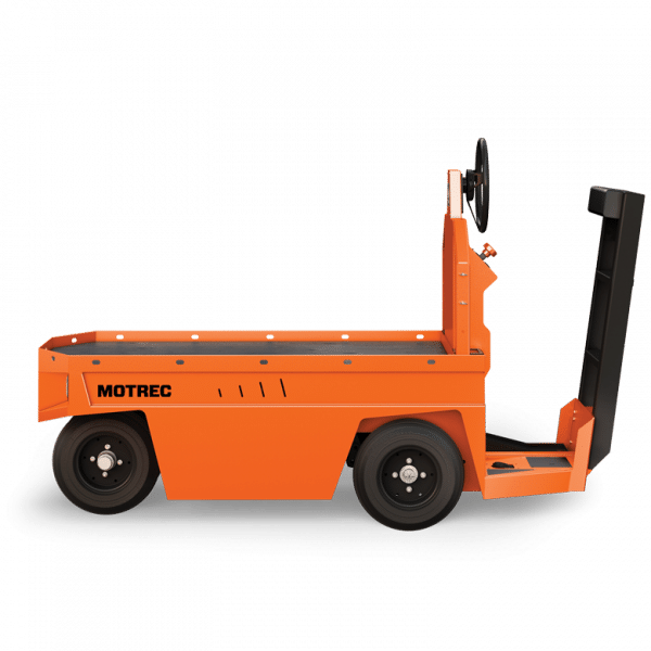 Orange Electric Stock Chaser side view