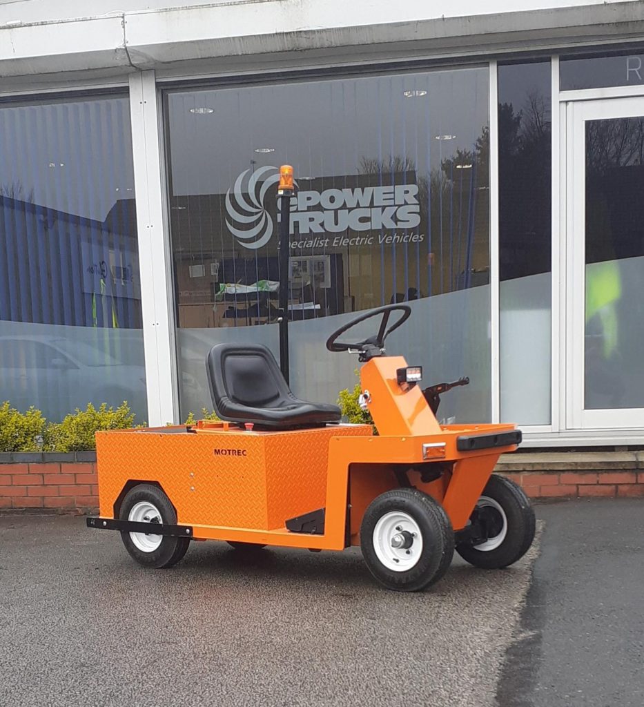 Orange Electric Tow Tug