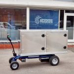 EP 800 Electric Platform Truck with two metal boxes thumbnail