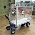 EP 800 Electric Platform Truck with large Metal Cage thumbnail