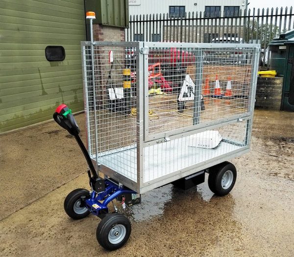 EP 800 Electric Platform Truck with large Metal Cage