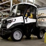 Unsure What Type Of Electric Delivery Vehicle Is Right For You? 2 Alke ATX 310 E Electric Compact Utility Vehicle in a warehouse
