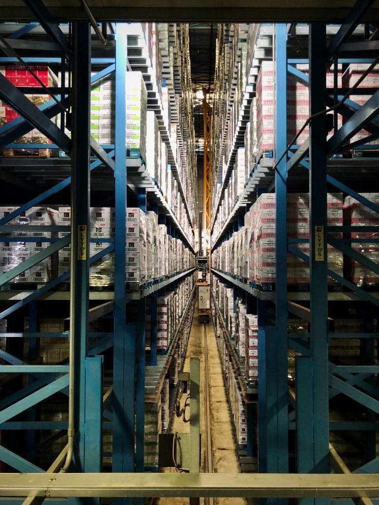 Warehouse storage