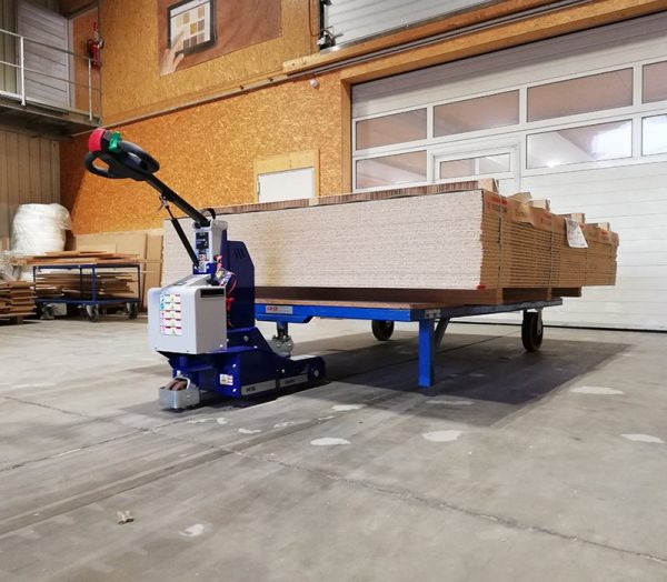 M 16 Electric Pedestrian Tug In Wood Warehouse