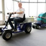 S1 Electric Ride On Tow Tug In Use Towing Equipment thumbnail