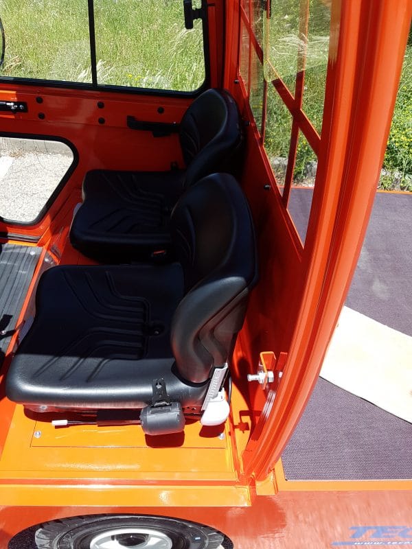 VCA 412 Electric Flatbed Burden Carrier Seating